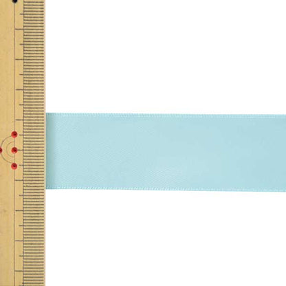 Ribbon "1 anti -sale double -sided satinRibbon Width about 2.5cm x about 3m volume aqua system "