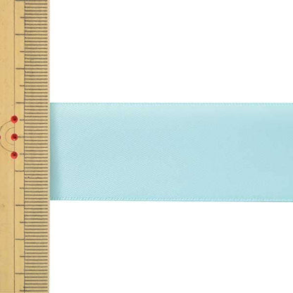 Ribbon "1 anti -sale double -sided satinRibbon Width about 2.8cm x about 3m volume aqua system "