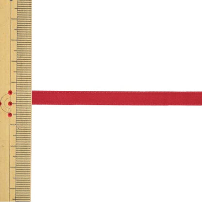 Ribbon "1 anti -sale double -sided satinRibbon Width about 6mm x approximately 10m Red type "