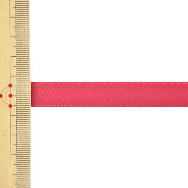 Ribbon "1 anti -sale double -sided satinRibbon Width about 1.3cm x about 10m Red type "