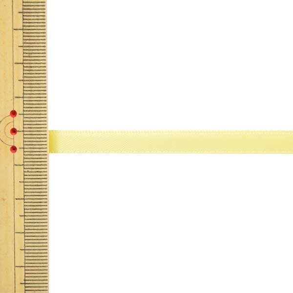 Ribbon "1 anti -sale double -sided satinRibbon Width about 6mm x about 10m roll yellow color "