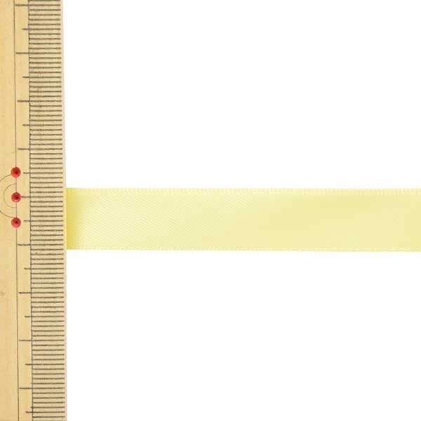 Ribbon "1 anti -sale double -sided satinRibbon Width about 1.3cm x about 10m roll yellow color "