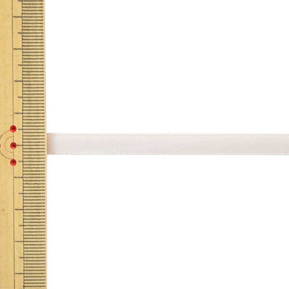 Cinta "1 ancho de cinta de satén de doble lados anti anti -expulsados ​​aproximadamente 6 mm x sistema de marfil"