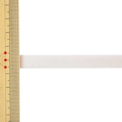 Ribbon "1 anti -sale double -sided satinRibbon Width about 9mm x about 10m ivory system "