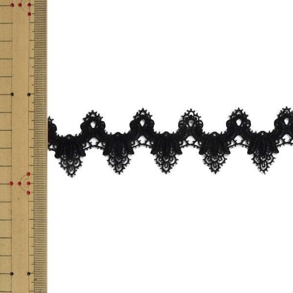 [Dalla quantità 5] nastro ribon razza "pizzo chimico 61612ck da 3" Horse Wood MOKUBA