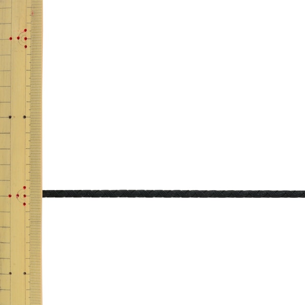【数量5から】 手芸ひも 『ファッションコード 幅約5mm 50番色 ブラック SIC-3093』 SHINDO