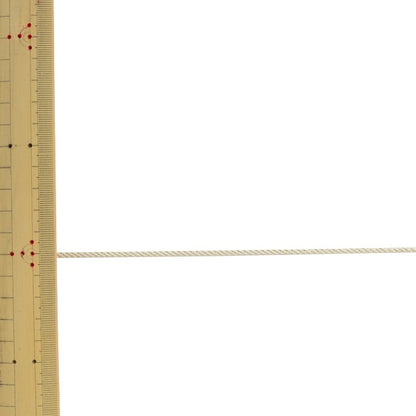 【数量5から】 手芸ひも 『ツイストラメコード 幅約2mm 01番色 ホワイト SIC-3095』 SHINDO