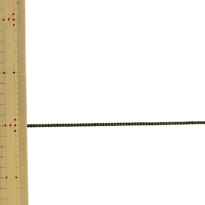 【数量5から】 手芸ひも 『ツイストラメコード 幅約2mm 50番色 ブラック SIC-3095』 SHINDO