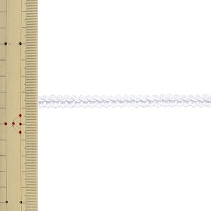 [來自數量5] 工藝繩 “修剪飾邊 寬度約8mm 1st顏色白色SIC-6117] shindo