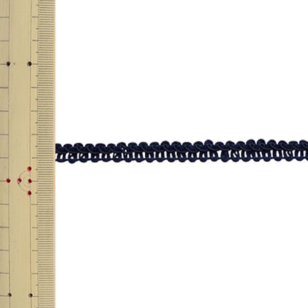 [الكمية من 5] سلسلة صناعة يدوية "عرض شفرة التشذيب تقريبًا 8 مم رقم 47 لون أزرق ليلي SIC-6117" SHINDO