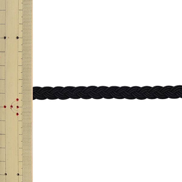 【数量5から】 手芸ひも 『トリミングブレード 幅約1cm 50番色 ブラック SIC-6138』 SHINDO