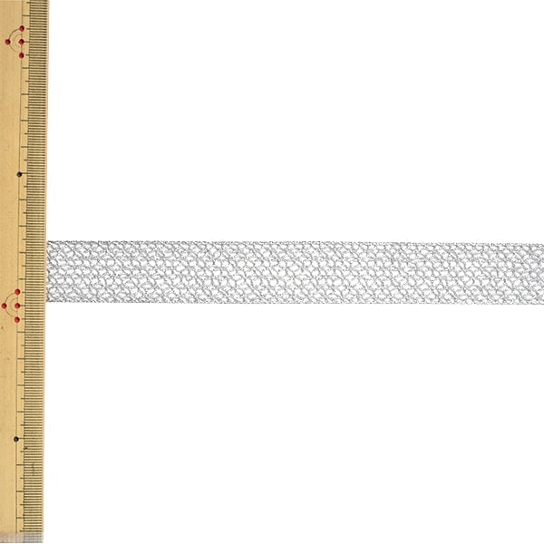 [從數量5]種族絲帶膠帶“金屬扭轉花邊 3088寬度約2.4厘米1號顏色“ Mokuba