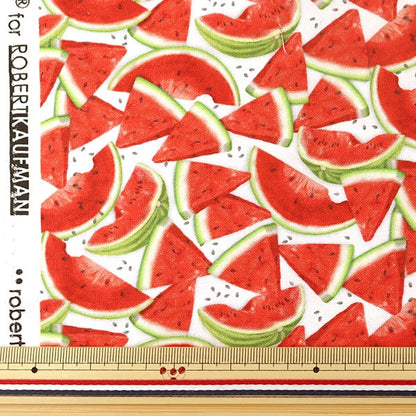 [Aus Quantität 5] Stoff "Inkjet-Druckwassermelone 19794-377" USA Baumwolle