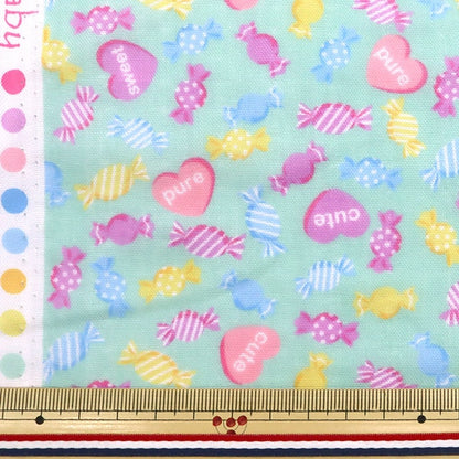 [De la cantidad 5] Fabric "Yawara Doble Gasza Candy Green Green Okbf-38"