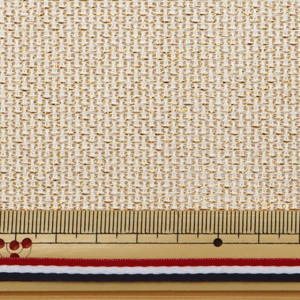 Broderie Tissu "Charles Craft Metallic Gold Aida (Metallic Gold Aida) 14 COMTS 55 55 Famille" DMC DM Sea