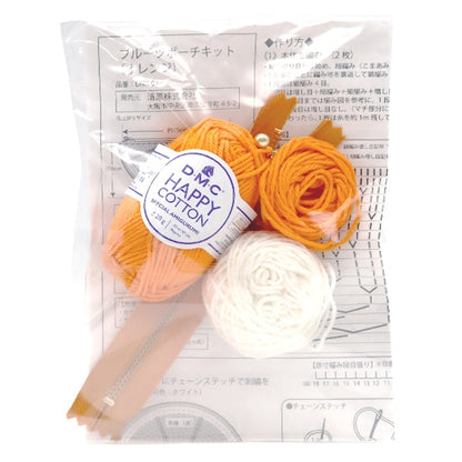 Kit de artesanía "Kit de bolsa de frutas Naranja DNK-01" Kiyohara Kiyohara