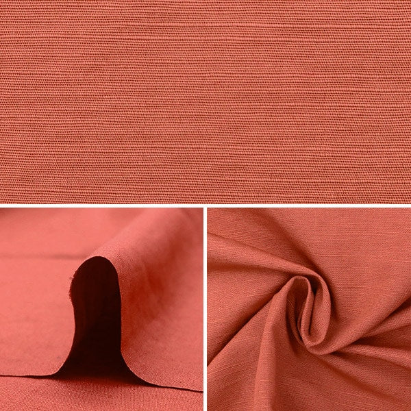 [De la cantidad 5] Fabric "Tipo de lino de algodón Tomato impreso Red TMR KOF-40"