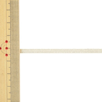 リボン 『1反売り サテンパールリボン 幅約3mm×約5m巻 824番色 クリーム 58867』