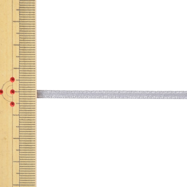 Cinta "1 ancho de cinta de perla satinada anti -vendida aproximadamente 3 mm x aproximadamente 5m volumen 012 color plateado 58867"