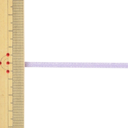 リボン 『1反売り サテンパールリボン 幅約3mm×約5m巻 430番色 紫 58867』