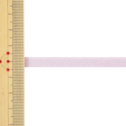 リボン 『1反売り サテンパールリボン 幅約6mm×約5m巻 123番色 パールピンク 58867』