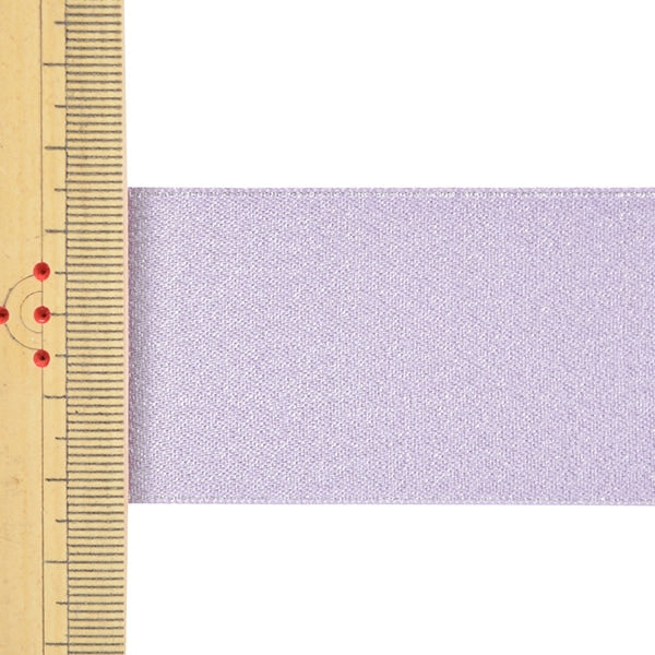 Ribbon "1 anti -selling satin pearlRibbon About 3.8cm wide x about 3m volume 430 color purple 58867 "