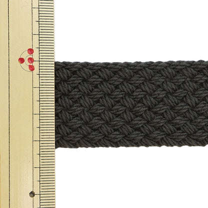 【数量5から】 手芸テープ 『メッシュカバンテープ 幅約3.5cm ダークグレー 88-4』 KOKKA コッカ