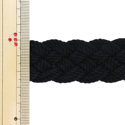 【数量5から】 手芸テープ 『厚地カバンメッシュテープ ブラック 88-510-BK』 KOKKA コッカ