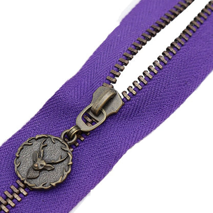 Fermeture éclair "Echino vintageFermeture éclair 20 cm pourpre ECH-401" KOKKA