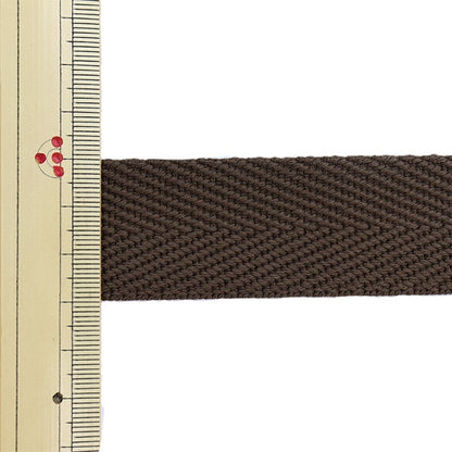 [수량 5에서] 수예테이프 "Aya Kaban 테이프 너비 약 3cm 브라운 88-420" KOKKA