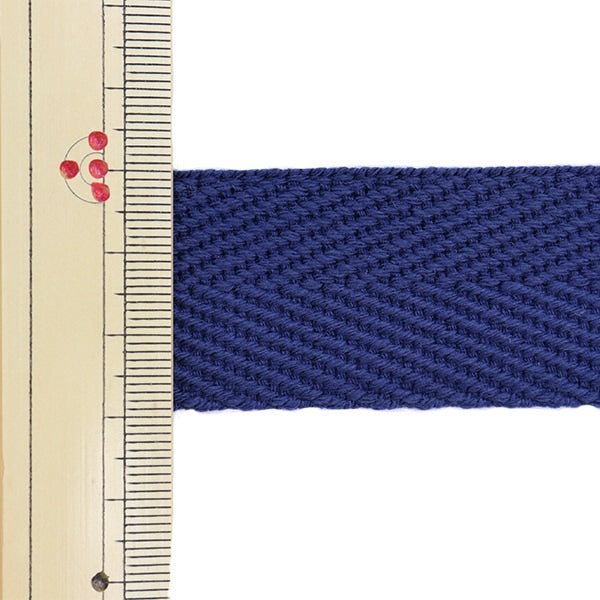 [수량 5에서] 수예테이프 "Aya Kaban 테이프 너비는 약 3cm입니다 남색 88-420』 KOKKA