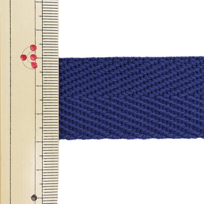 [수량 5에서] 수예테이프 "Aya Kaban 테이프 너비는 약 3cm입니다 남색 88-420』 KOKKA