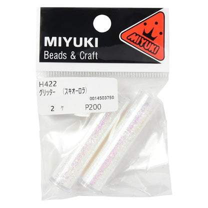 레진재료 "반짝이 스키오 롤라 약 0.3mm 약 1.2g H422"Miyuki Miyuki