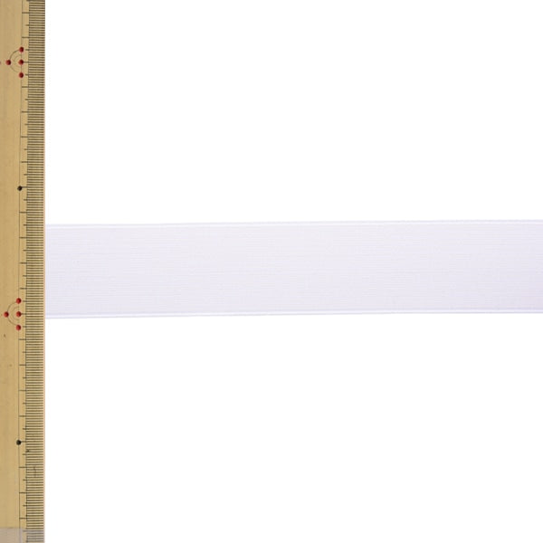 【数量5から】 手芸ゴム 『金天馬印 小白織ゴム 白 幅3.5cm kw20032』 KINTENMA 金天馬