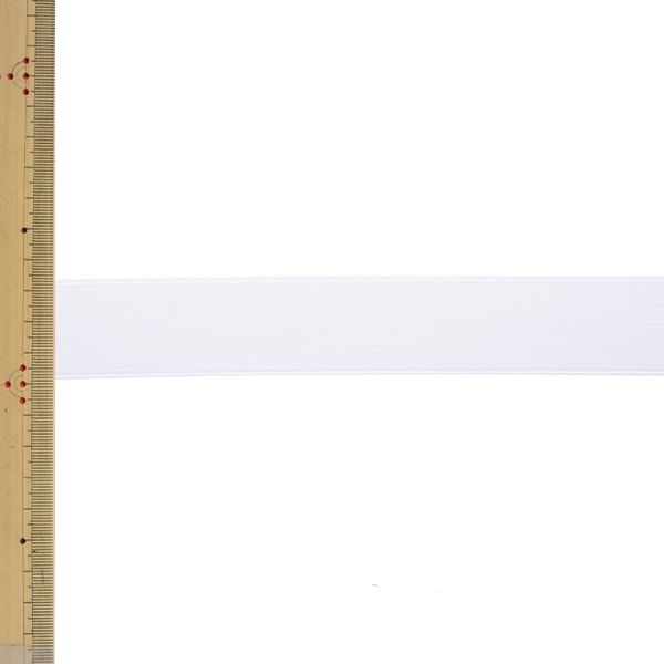 【数量5から】 手芸ゴム 『金天馬印 小白織ゴム 白 幅3cm kw20040』 KINTENMA 金天馬