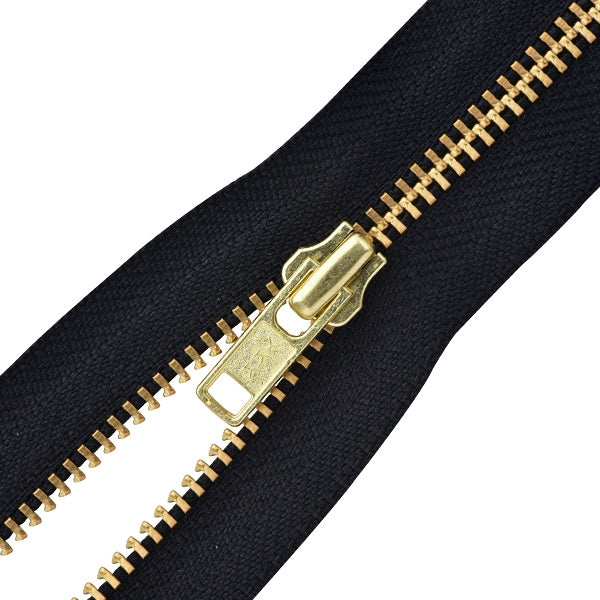 سحاب "رقم 4 معدن ذهبي مفتوح 60 سم رقم 580 لون 4GO-60BL" KIYOHARA