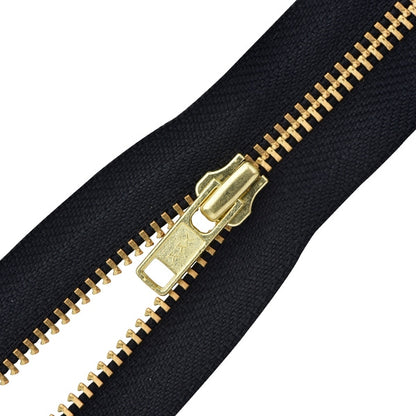 سحاب "رقم 4 معدن ذهبي مفتوح 60 سم رقم 580 لون 4GO-60BL" KIYOHARA