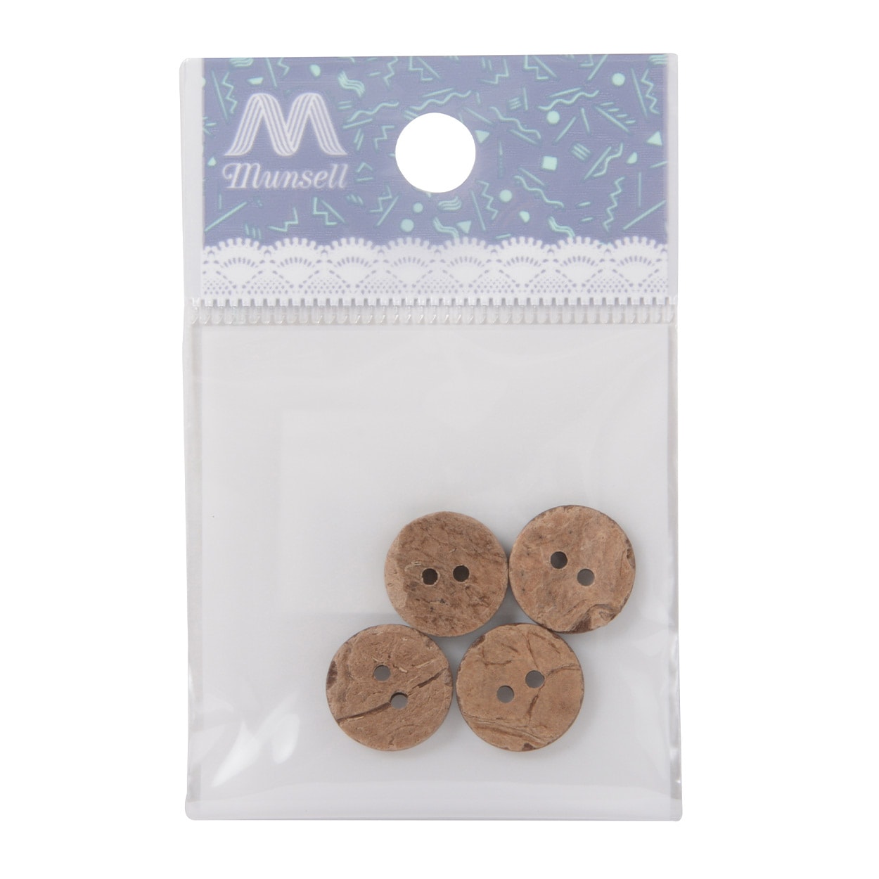 버튼 "셔츠 버튼 팜 테이블 표 2 구멍 1.3cm 4 조각 PTIP12"