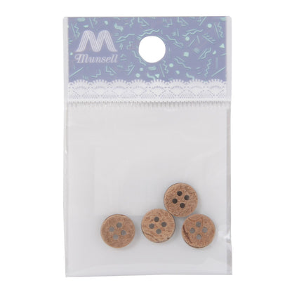 Bouton "chemise bouton carte de palmier trou 4 trous 1cm 4 pièces ptip13"