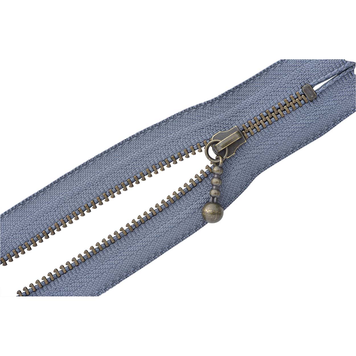 ちゃぶ　1/2 ファスナー 『玉付イブシファスナー 16cm 578番色 3GKB-16578』 YKK