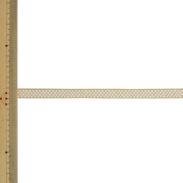 [De quantité 5] ruban de dentelle rubon "Tension métallique dentelle 3089 largeur d'environ 1 cm 34th couleur" mokuba