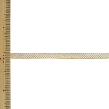 [De quantité 5] ruban de dentelle rubon "Tension métallique dentelle 3089 largeur d'environ 1 cm 34th couleur" mokuba