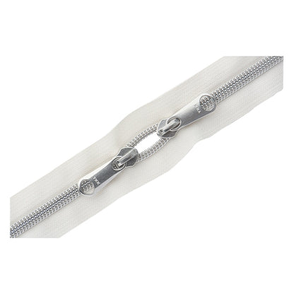 Cremallera "Metallion Silver 60 cm de doble apertura 841 color 5CMG-60SH" YKK