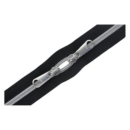 Fermeture éclair "Metallion Silver 60cm Double ouverture 580 numéro 5cmg-60Sh" YKK