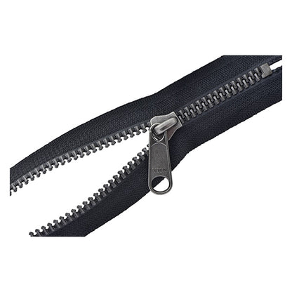 Fermeture éclair "Metalx dur Antique Silver 20cm Stop 580 Numéro 5VMTAG-20BL" YKK