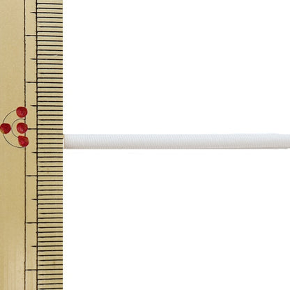 [Aus Menge 5] Elastische Kordel 『Elastische KordelSeilbreite 4mm weißer KW93299] Kintenma Kinenma