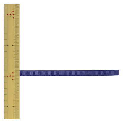 リボン 『グログランリボン 6mm幅×5m 濃紺』