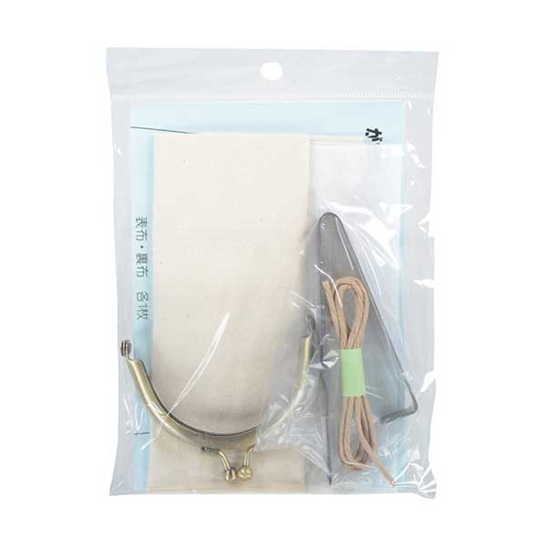 手芸キット 『はじめてのがま口 スターターキット 丸型口金タイプ』