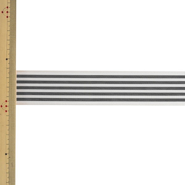 [来自数量5] 丝带 “条纹丝带 4831宽度约3.6厘米2颜色] mokuba