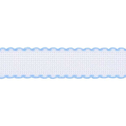 [Aus Menge 1] Stickerei-Stoff "Zweigart (Zweigart) idatape 2,5 cm Breite 7002-151 Hellblau" Original Zweigart-Handarm-Stoft